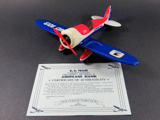 Speccast 1929 Travel Air Model R Diecast Airplane Bank U.  S.  Express Mail 103
