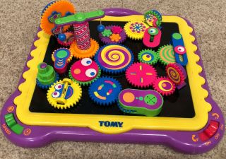 Tomy Gearation Building Toy - Magnetic Stem Autism Sensory Toy 17 Gears Set 1997