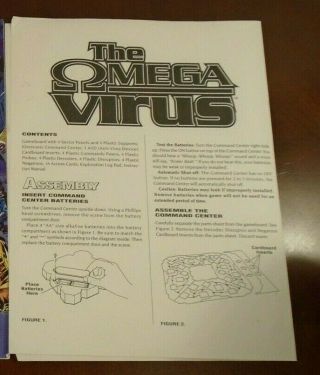 The Omega Virus Board Game Replacement Assembly Instructions