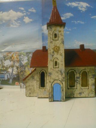O Scale Vintage Wood Handcrafted Church