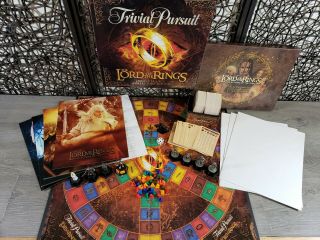 Lord Of The Rings Movie Trilogy Trivial Pursuit Game Collectors Edition,  Bonus