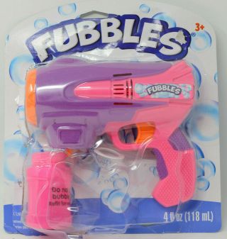 Little Kids Fubbles Fubblezooka Bubble Gun In Pink