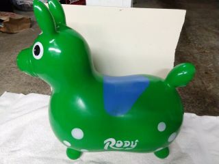 Gymnic Rody Horse Green - But In.  Minor Paint Scrapes.