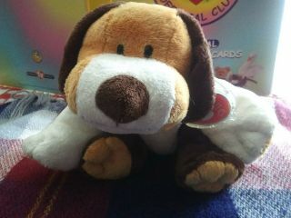 2002 Ty Pluffies Whiffer Beagle Puppy Dog Plush Beanie Baby With Tags