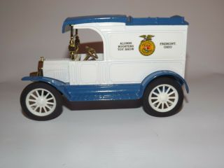 Ertl Diecast Metal 1913 Ford Model T Truck Fremont Ohio Toy Show Collectible