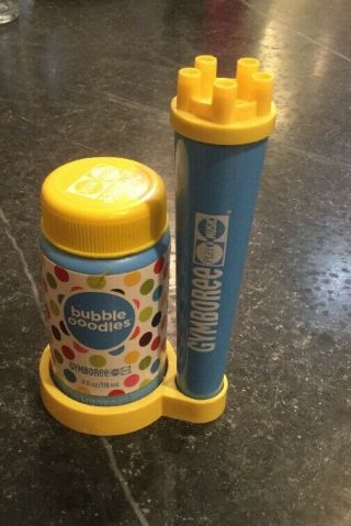 Gymboree Bubble Ooodles Wand,  Tray And Partial Bottle Of Bubbles Solution