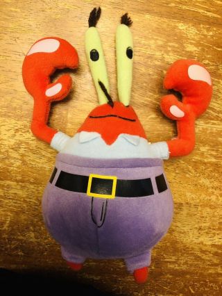 Ty Beanie Babies Spongebob Squarepants Mr.  Krabs Plush Stuffed Toy From 2006