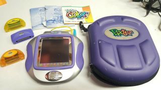 Fisher Price Pixter Color Learning & Gaming System,  Games,  And Case