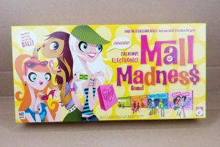 Mall Madness Electronic Board Game 2005 Hasbro Milton Bradley - 100 Complete