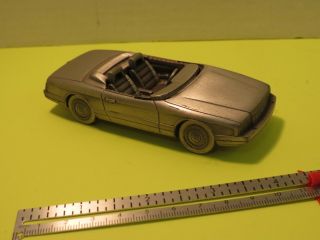 Cadillac Allante Pewter Model Factory Collectible Promo Missing Windshield
