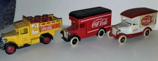LDTS OF Vintage Coca - Cola Trucks Cars Diecast Days Gone Lledo ENGLAND MADE 3