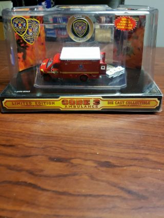 Code 3 Collectables Louisville Fire Department Ambulance 1/64 Scale