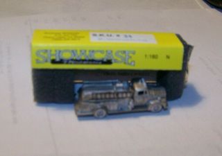 N Scale 1957 International Fire Truck By Showcase Miniatures - 34 - Pewter