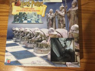 Harry Potter Wizard Chess Set 2002 Mattel 43533 Complete Board Game