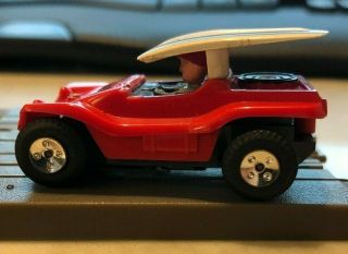 Aurora Thunderjet 500 Red Dune Buggy Ho Slot Car