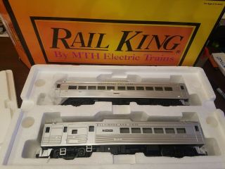 Mth 30 - 2144 - 1 Baltimore & Ohio Rdc Budd Car Set Protosounds Ln Rail King Iob