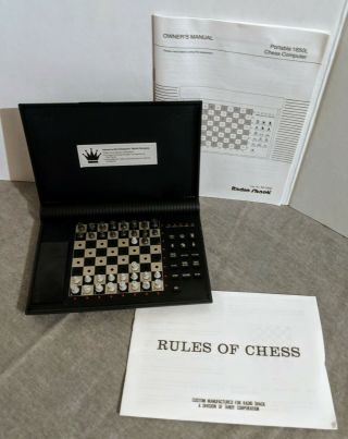 RadioShack Portable 1650L Sensory Chess Computer Vintage 1991 3
