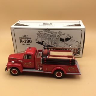 1957 International R - 190 Boston Fire Truck By First Gear,  Inc Die - Cast 1/34