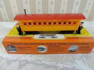 Vintage Ho Scale Mantua Western & Alantic Car W/box Train Display Train Layout