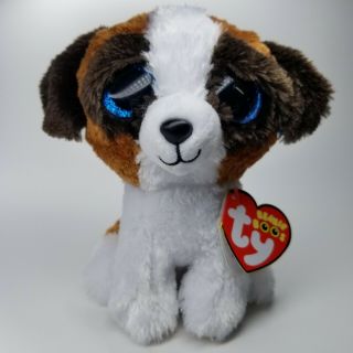 Ty Beanie Boos " Duke " The Dog 6 " Plush Stuffed Toy Nwt