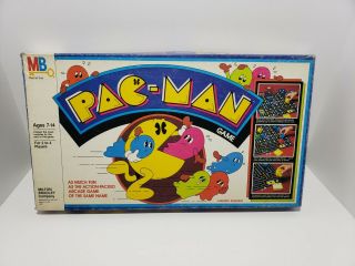 1982 Vintage Milton Bradley Pac - Man Board Game