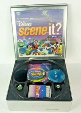 Disney Scene It? Collectors Edition Tin DVD Game - Lenticular - Complete 2