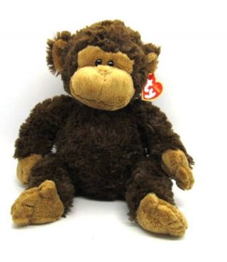 Ty Classic Plush Bungle Chimpanzee Monkey Ape 10 " 2009 Beanbag Chimp W/ Tags
