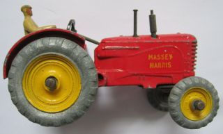 Dinky Toys - Massey Harris - Red Tractor - Made In England