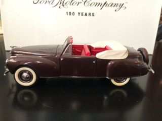 Franklin 1941 Lincoln Continental Convertible 1:24 Diecast Model