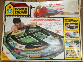 Bachmann Power House Yard Boss Ho Model Train Set W/ 1984 40 - 300 Cib