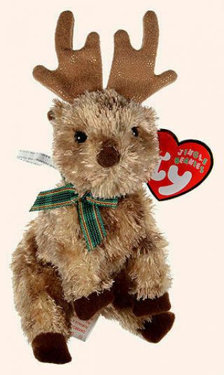 Ty Rudy The Reindeer Jingle Beanie Baby -
