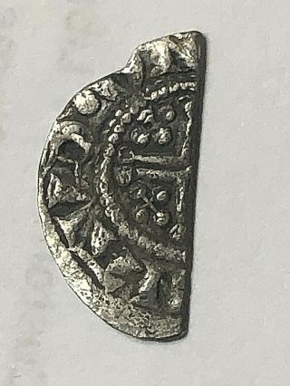 England.  King John (lackland).  1199 - 1216.  Penny (1/2)