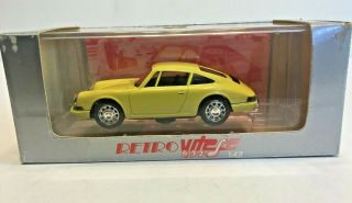 Vitesse Retro 1/43 Scale Diecast Model Yellow Porsche 911 1963 - 1968