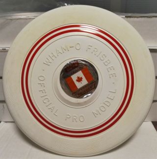 Vintage Wham - O Irwin Toys All Canadian Pro Frisbee White