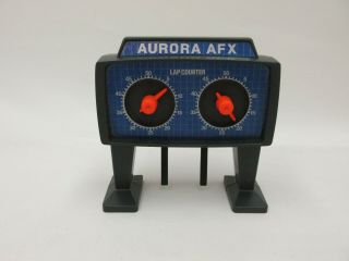 Aurora Tomy Afx Automatic Lap Counter Ho Scale Counts 50 Laps Exc Cond