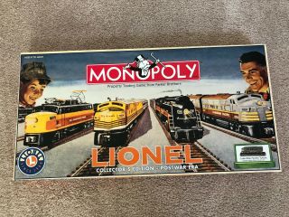Lionel Monopoly Collectors Edition Postwar Era Board Game - Ex Cond - With Bonus