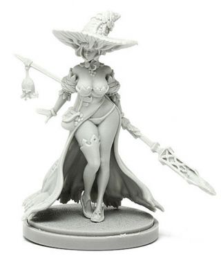 30mm Resin Disciple Of The Witch 1 Kingdom Death Unpainted Unbuild Wh032
