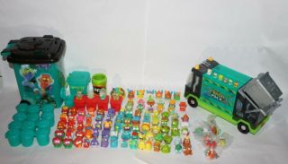 Trash Pack Garbage Truck,  Uft Launchers,  Cans,  Figures
