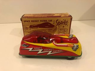 Space Rocket Patrol Car By Courtland With Box