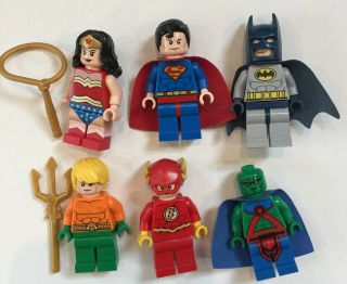Lego Dc Comics: Superman,  Wonder Woman,  Batman,  Flash Martian Manhunter,  Aquaman