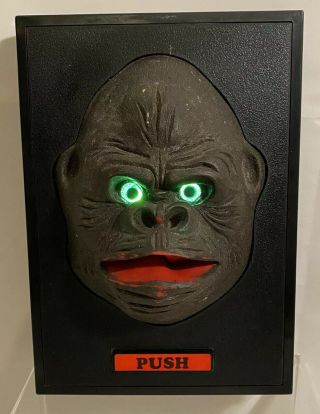ALPS Fancy Goods King Kong Audio Electronic Wall Plaque Vintage Japan 1983 Rare 2