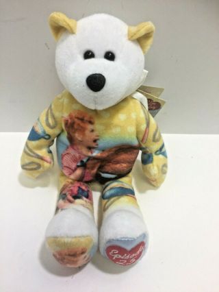 I Love Lucy Episode 25 Beanie Plush Bear By Gallery Treasures With Tag