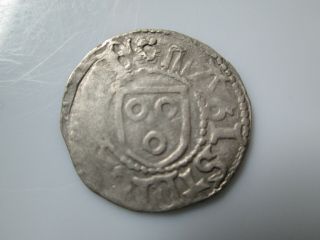 Livonian Order Medieval Silver Schilling,  Johann Freitag Von Loringhofe,  Wenden
