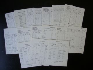 Strat - O - Matic Football & Complete 1969 Minnesota Vikings 16 Cards