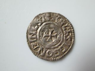 England,  Anglo - Saxon 11 century silver penny,  Aethelred II,  Vinchester 2