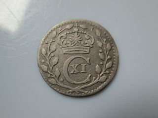 Sweden Medieval Silver Coin,  Karl Xi 1 öre 1686 Stockholm