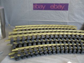 12 Sections Kalamazoo Trains Curved Brass Track G Scale