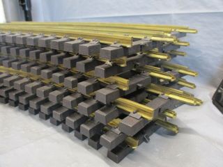 12 sections Kalamazoo Trains curved brass track G scale 3