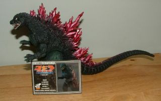2005 Bandai 6 " Godzilla 1999/2000 Figure W/card 50th Anniversary Memorial Box