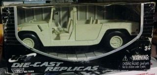 Military Style H1 Hummer Desert Tan Motor Max Rare 1/24 Scale Diecast Model